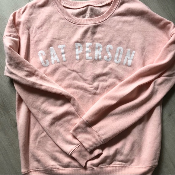 Cat Person Sweatshirt • Size XS - Picture 6 of 6